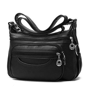 Stylish Lightweight Leather Crossbody Bag for Women