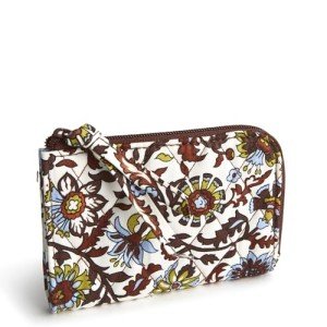Vera Bradley Cotton Zip Card Pouch - Marrakesh Vines