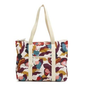 Vera Bradley Packable Tote - Immersed Blooms Jewel