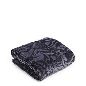 Vera Bradley Plush Fleece Throw Blanket - Java Navy