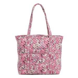 Botanical Paisley Pink Cotton Tote Bag