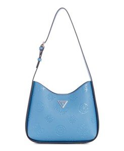 GUESS Keandra Slate Logo Hobo Bag