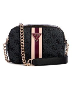 GUESS Noelle Logo Crossbody Camera Bag in Coal