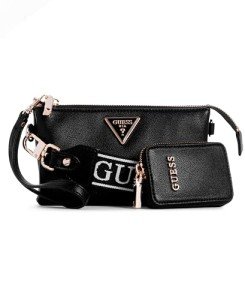 GUESS Latona Mini Black Zip Bag