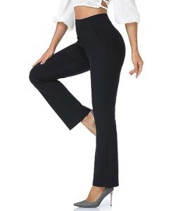 Agenlulu Women's High Waisted Bootcut Work Pants