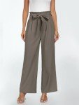 Women’s Flowy High-Waisted Palazzo Pants in Mocha