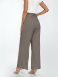 Women’s Flowy High-Waisted Palazzo Pants in Mocha