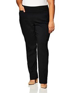 Briggs New York Plus-Size Stretch Career Pants, Black