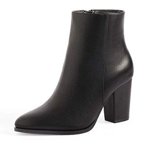 DREAM PAIRS Chunky Block Heel Ankle Boots