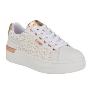 Guess Women's White Logo Onna Sneakers, Size 6.5