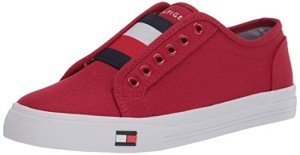 Tommy Hilfiger Women's Anni Red Slip-On Sneakers