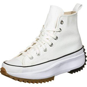 Converse Run Star Hike Sneakers in White/Black/Gum