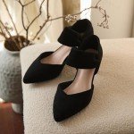 Elegant Black Kitten Heels for Women