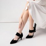 Elegant Black Kitten Heels for Women