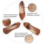 Memory Foam Pointed Toe Flats for Women