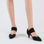 Elegant Black Kitten Heels for Women