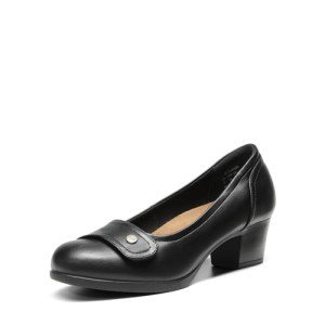 Cozy Chunky Block Heels for Work & Events
