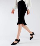 Elegant Black Kitten Heels for Women