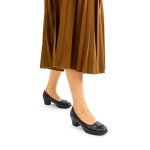 Cozy Chunky Block Heels for Work & Events