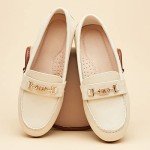 Comfortable Slip-On Shoes for Women - White