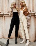 Luvamia Adjustable Corduroy Overalls for Women