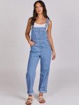 Women’s Adjustable Strap Denim Overall Jumpsuit
