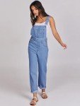 Women’s Adjustable Strap Denim Overall Jumpsuit