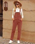 Light Brown Corduroy Jumpsuit for Women Size M