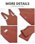 Light Brown Corduroy Jumpsuit for Women Size M