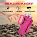 Hot Pink Water Bottle Carrier with Phone Pocket