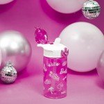 Barbie Sage Water Bottle with Straw and Handle