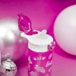 Barbie Sage Water Bottle with Straw and Handle