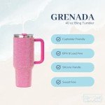Sip+Sea 40 oz Bling Stainless Steel Tumbler