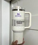 40 oz Cream Speckle Adventure Quencher Tumbler