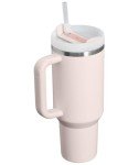 Stanley Quencher 40 Oz Stainless Steel Tumbler - Rose Quartz