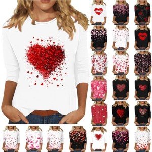 Funny Graphic Valentine's Day Shirts for Women