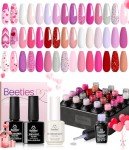 Beetles 20-Color Pink Gel Polish Set
