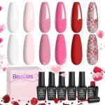 Beetles Pink Gel Nail Polish Set - 6 Shades