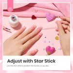 Beetles Clear Pink Gel Polish Top Coat 15ML
