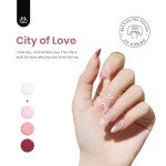 Beetles Valentine's Pink Rose Gel Nail Polish Set