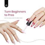 Beetles Valentine's Pink Rose Gel Nail Polish Set
