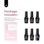 Beetles Valentine's Pink Rose Gel Nail Polish Set