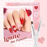 Valentine's Red Gel Polish & Nail Art Set
