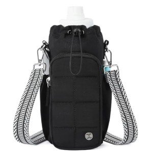 Water Bottle Holder with Strap - 40 oz Crossbody