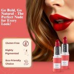 Perfect Red Refillable Lipstick - Vegan & Moisturizing
