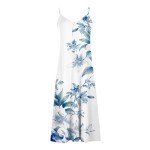 Floral Spaghetti Strap Maxi Dress for Women