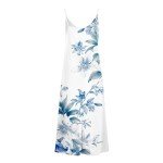 Floral Spaghetti Strap Maxi Dress for Women
