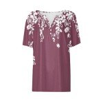 Floral Print Summer Tops for Women 2024