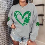 St. Patrick's Day Long Sleeve Top for Women