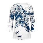 Ceboyel Women's Floral Button-Down Summer Top